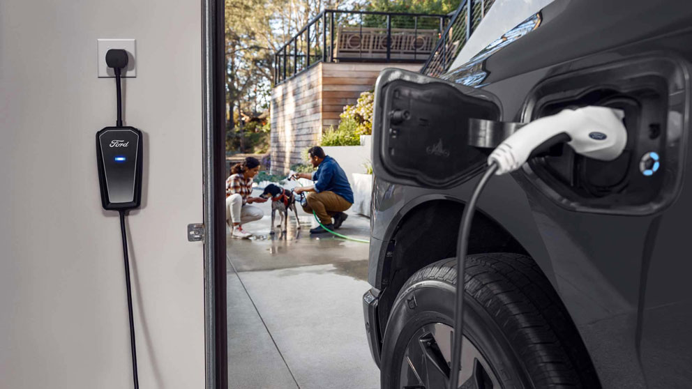 Electric Vehicle charging in the driveway