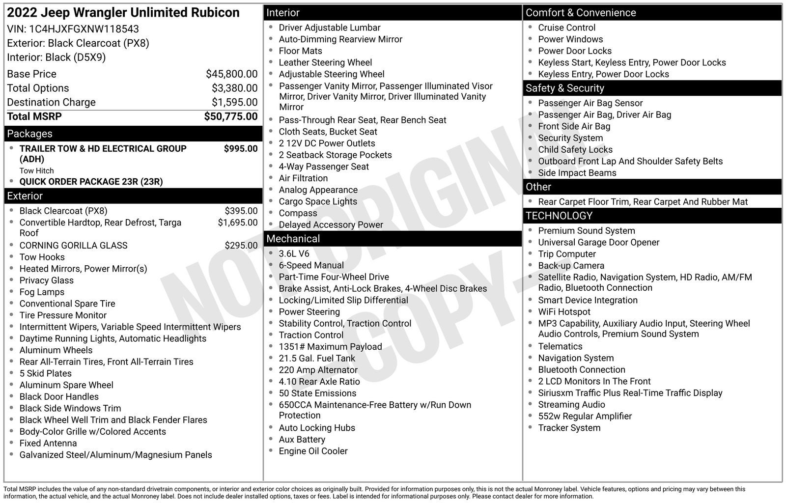 2022 Jeep Wrangler Unlimited Rubicon