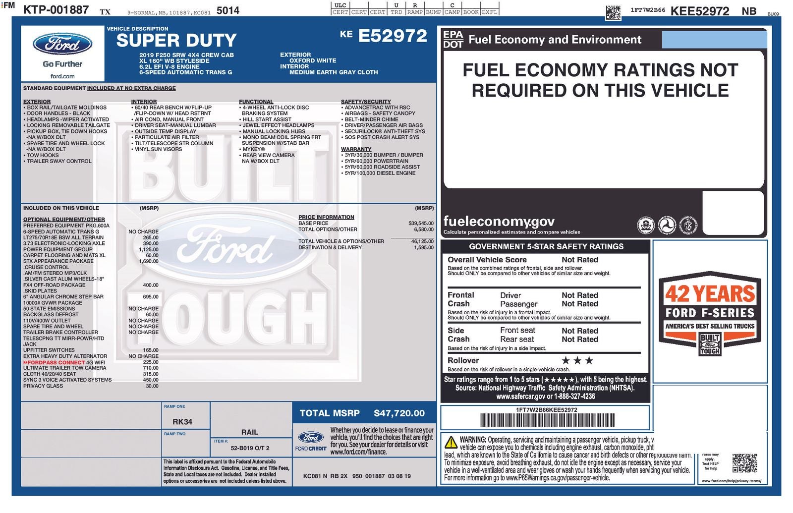2019 Ford F-250SD F-250® XL
