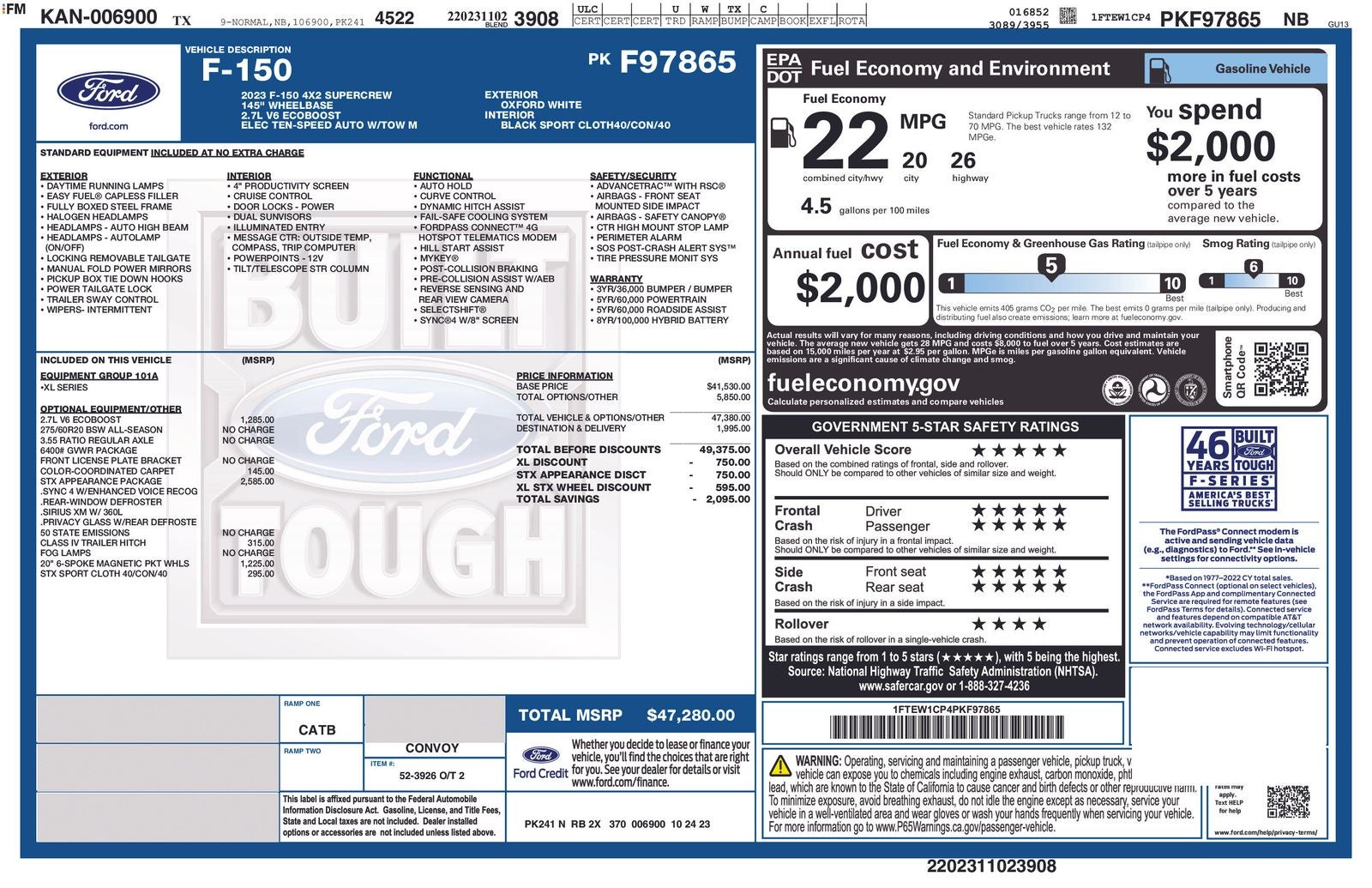 2023 Ford F-150 XL
