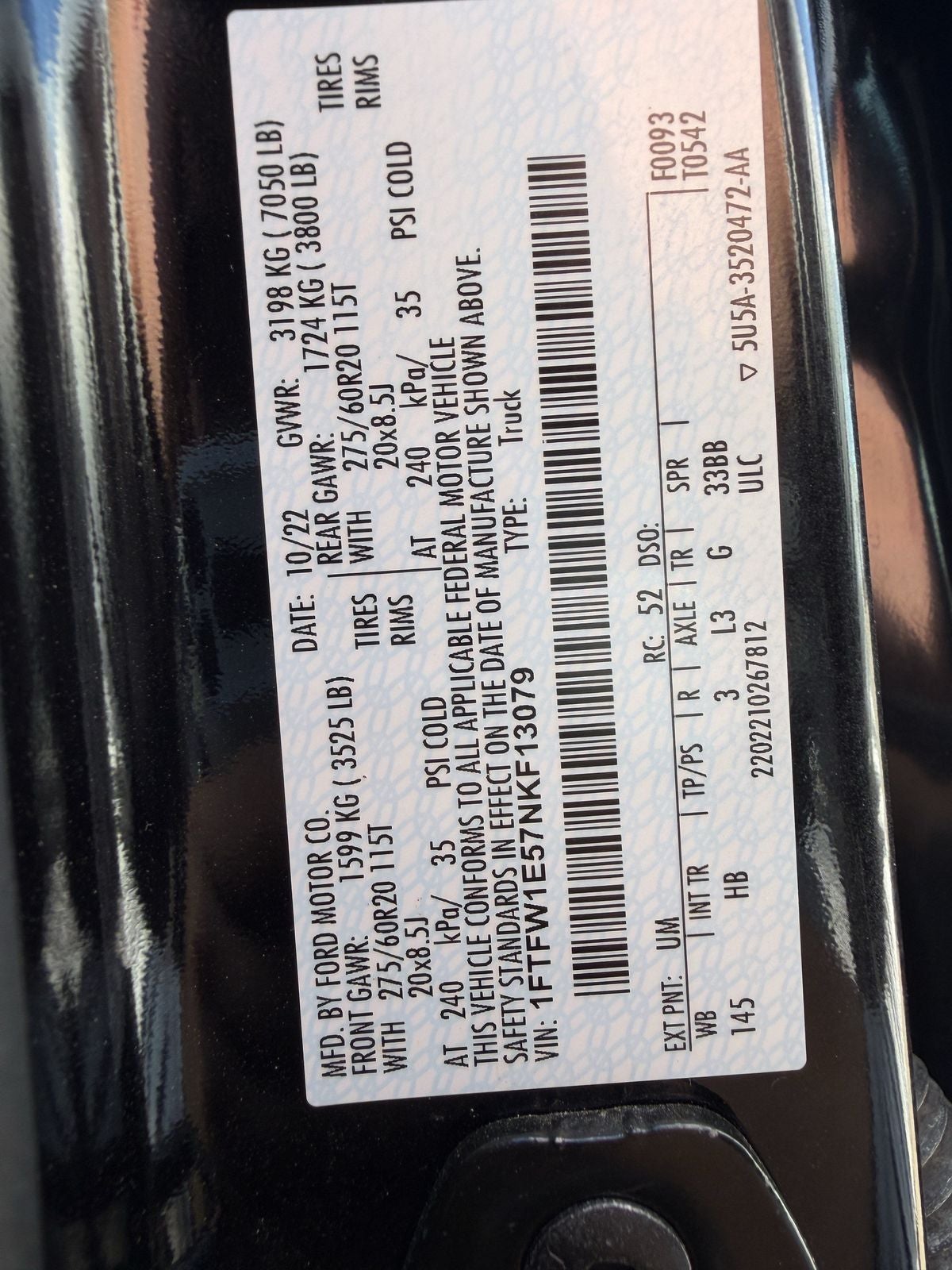 2022 Ford F-150 Lariat