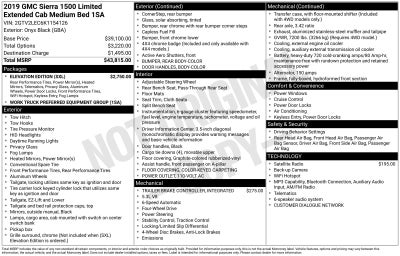 2019 GMC Sierra 1500 Limited Base