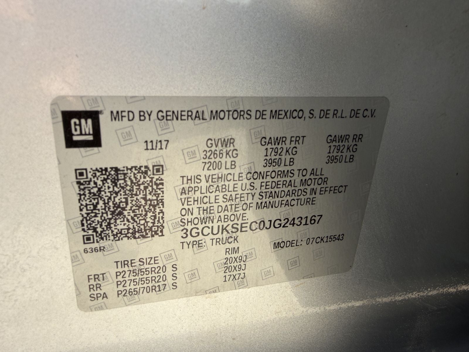 2018 Chevrolet Silverado 1500 LTZ 2LZ