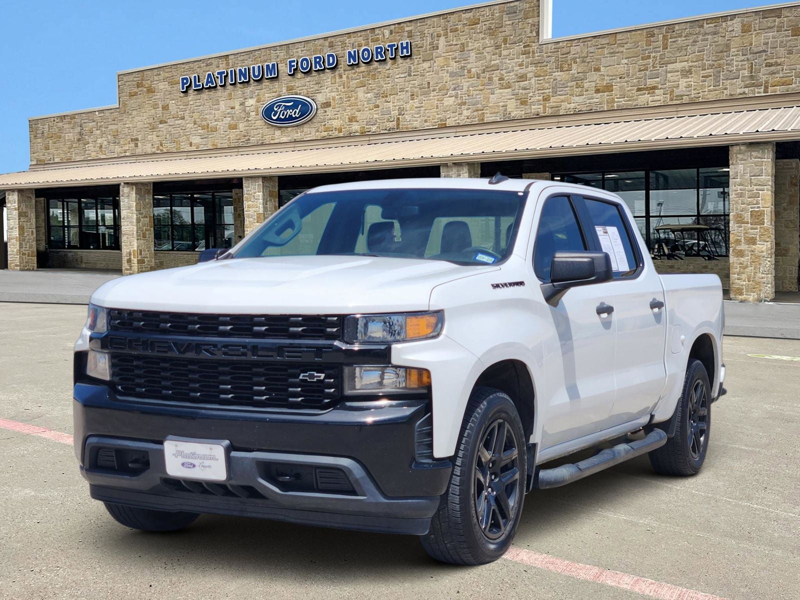 Used 2020 Chevrolet Silverado 1500 Custom with VIN 1GCPWBEK5LZ358469 for sale in Pilot Point, TX