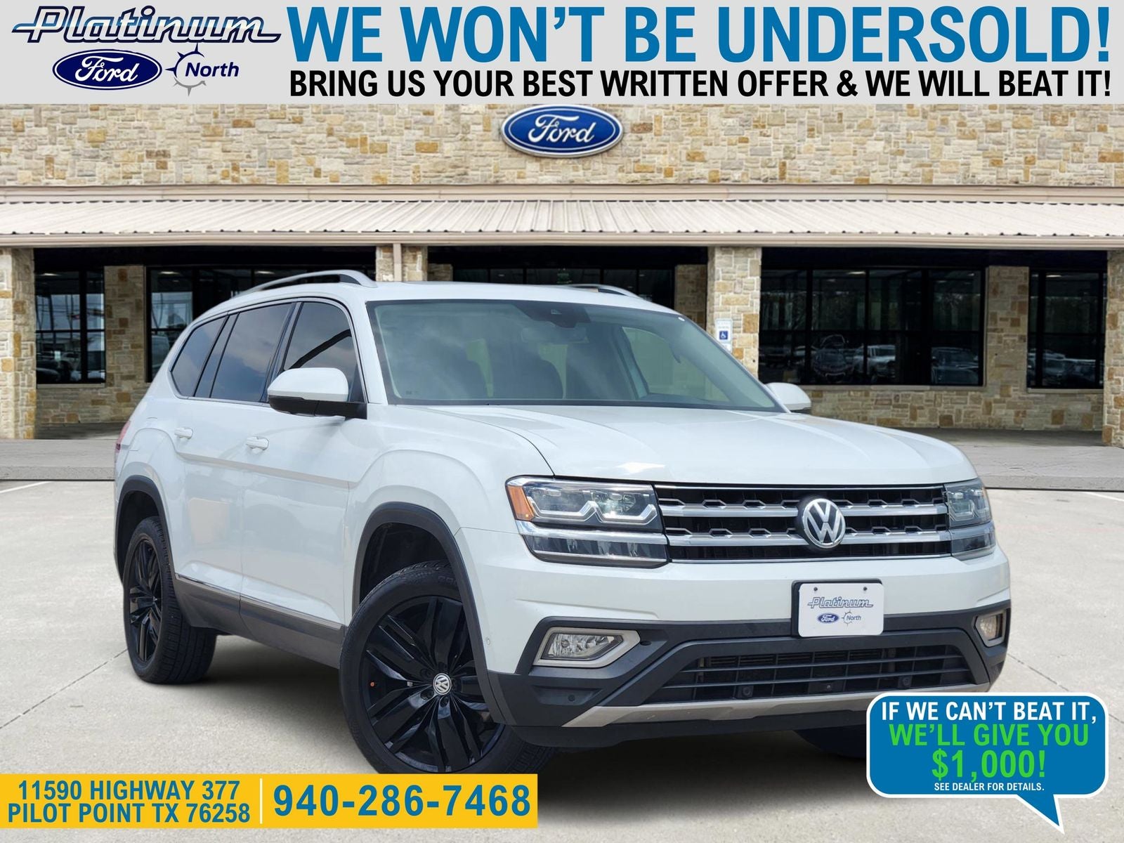 2019 Volkswagen Atlas SEL Premium 4Motion