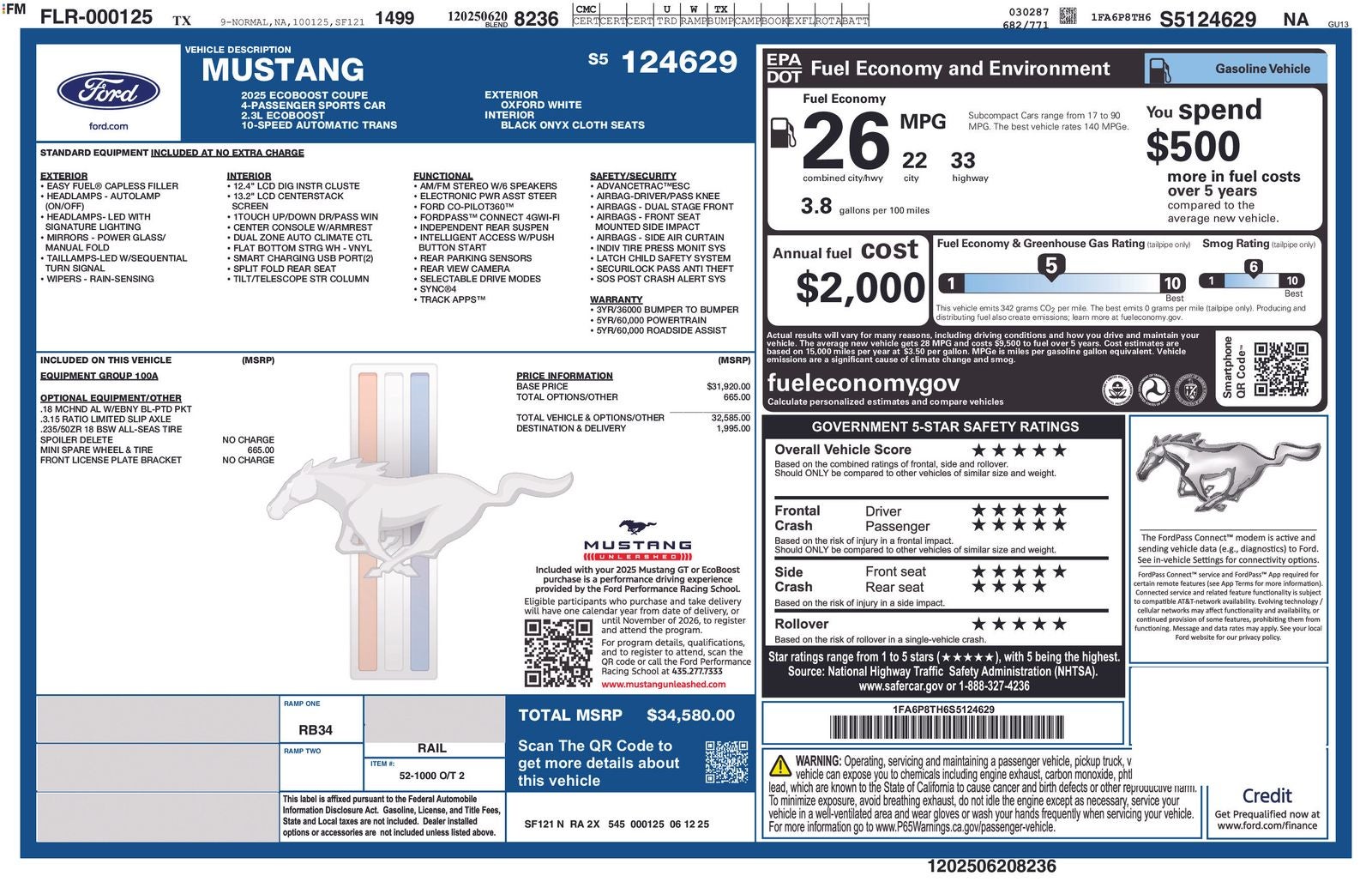 2025 Ford Mustang EcoBoost