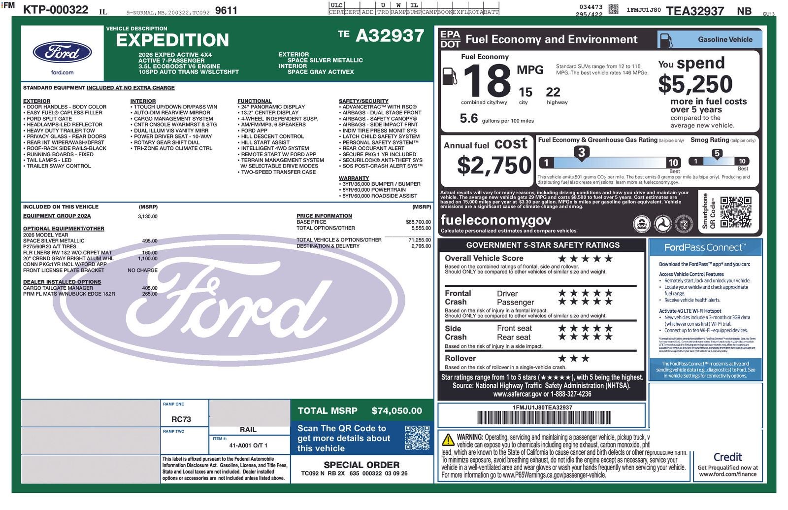 2026 Ford Expedition Active