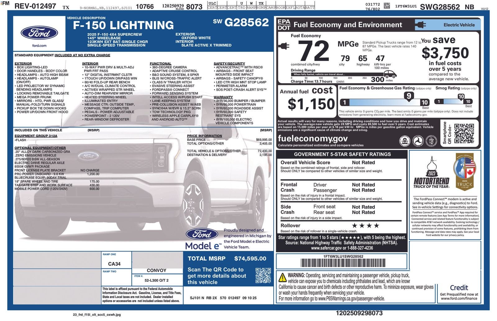 2025 Ford F-150 Lightning Flash