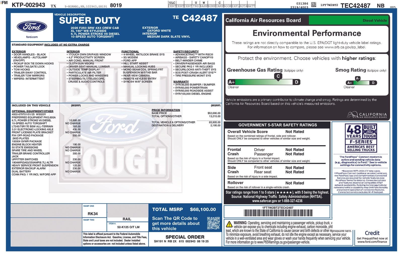 2026 Ford F-250SD XL