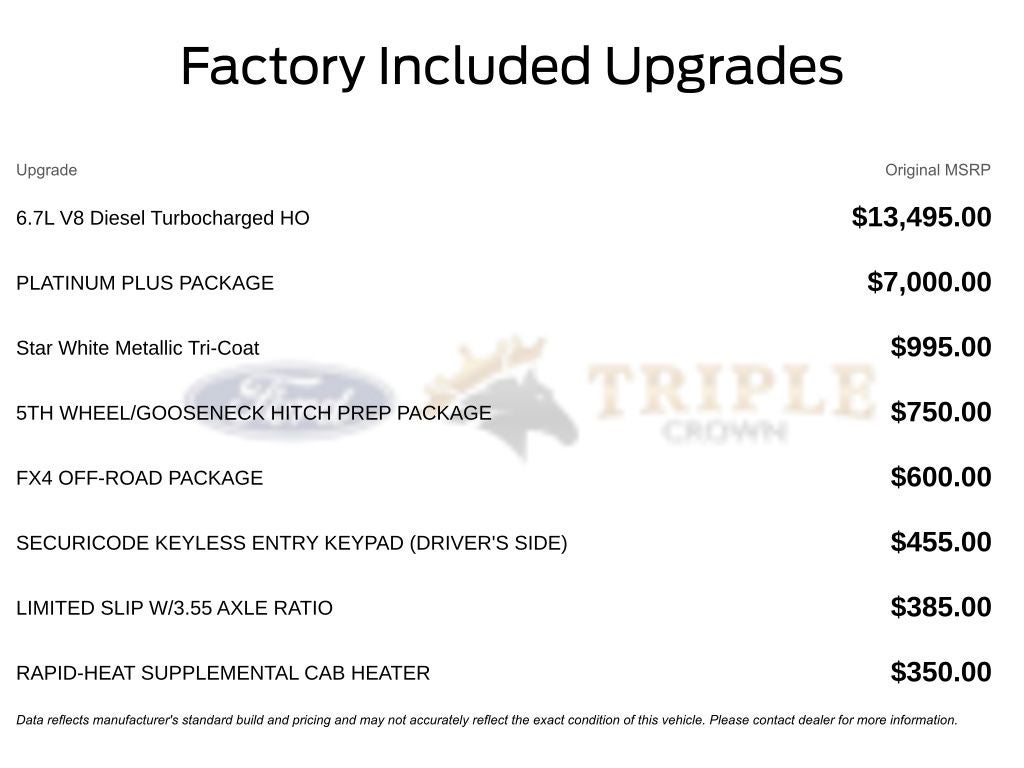 2026 Ford F-350SD Platinum DRW