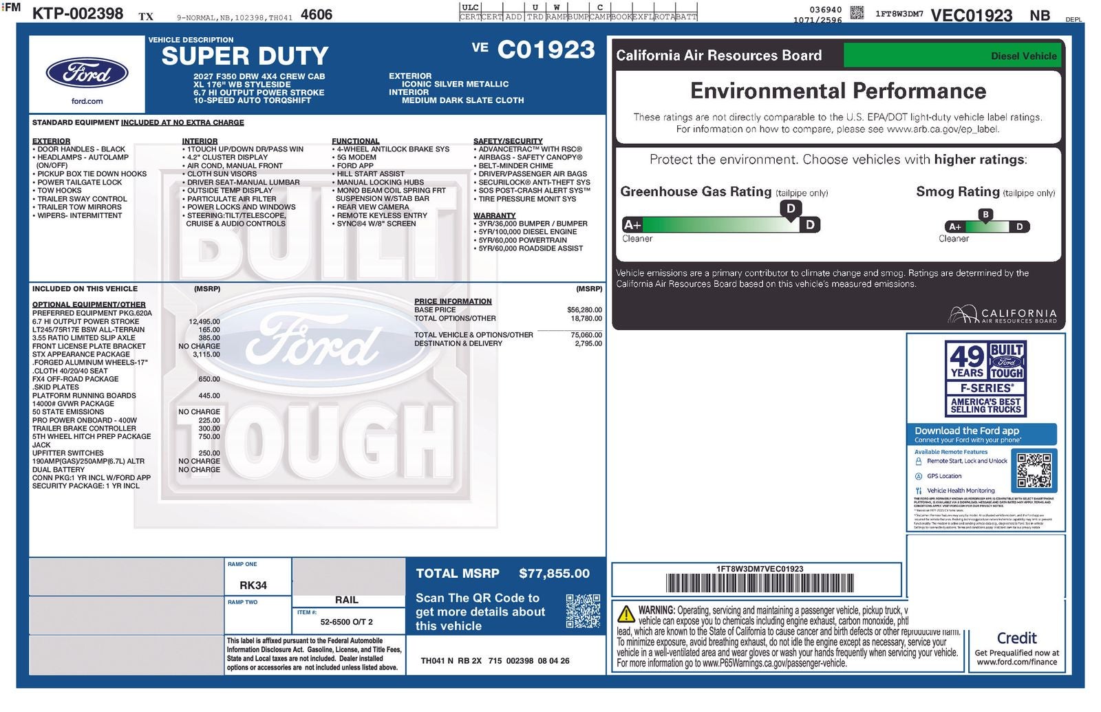 2027 Ford F-350SD XL DRW