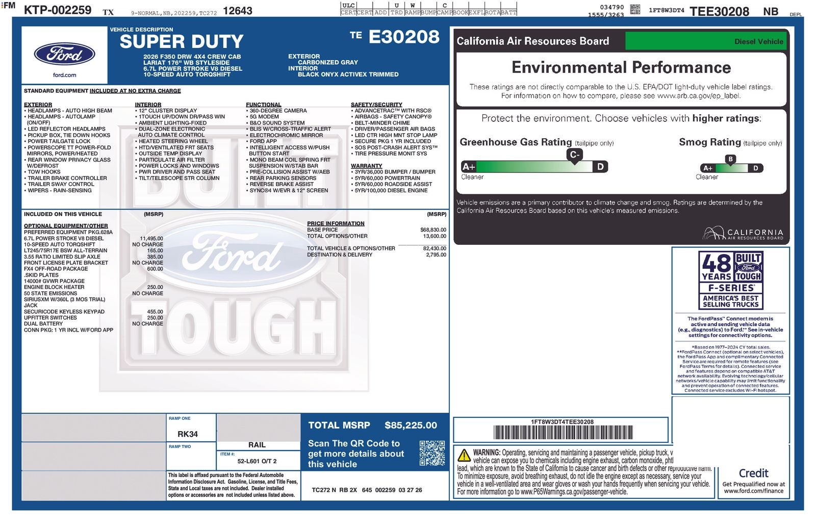 2026 Ford F-350SD Lariat DRW