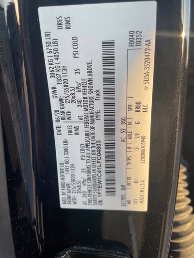 2020 Ford F-150 King Ranch