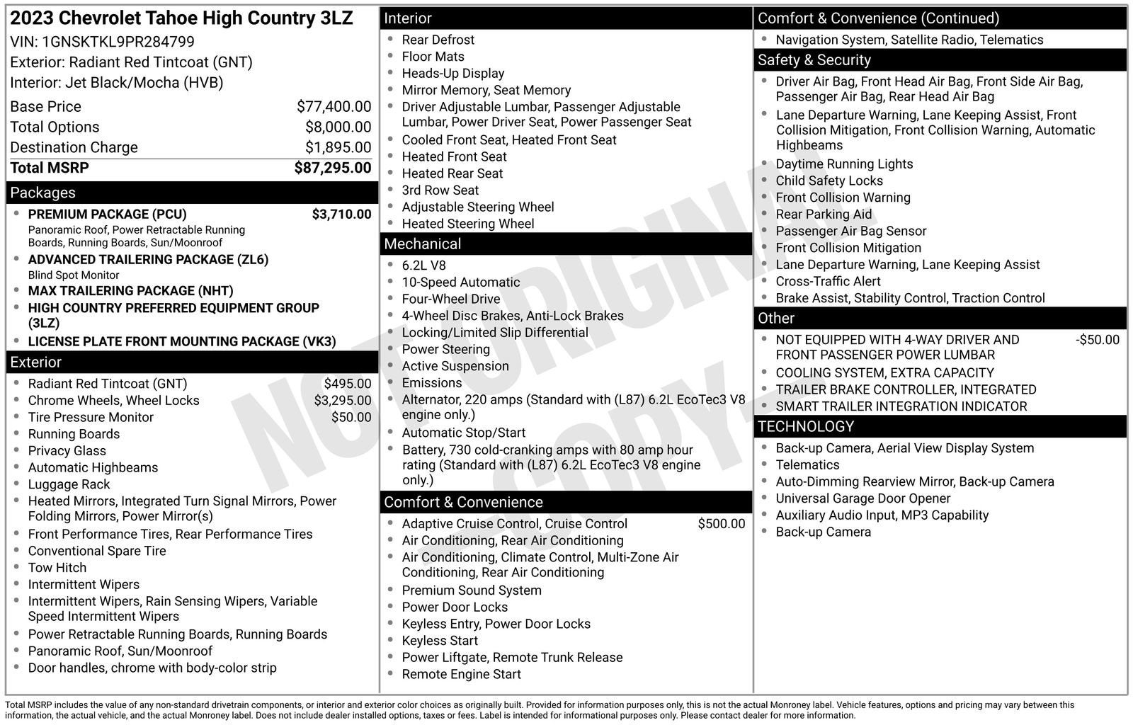 2023 Chevrolet Tahoe High Country