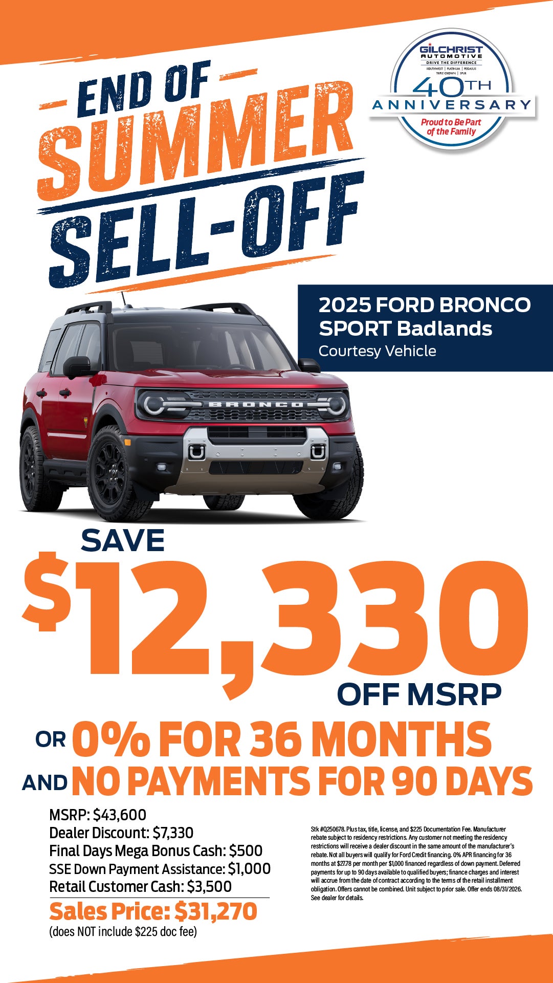 2025 Ford Bronco Sport Badlands
