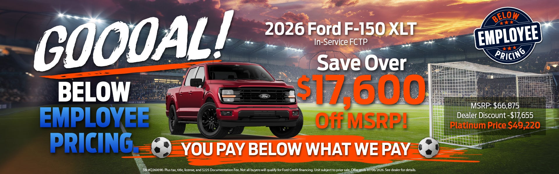 $17,600+ Off 2026 F-150 XLT!