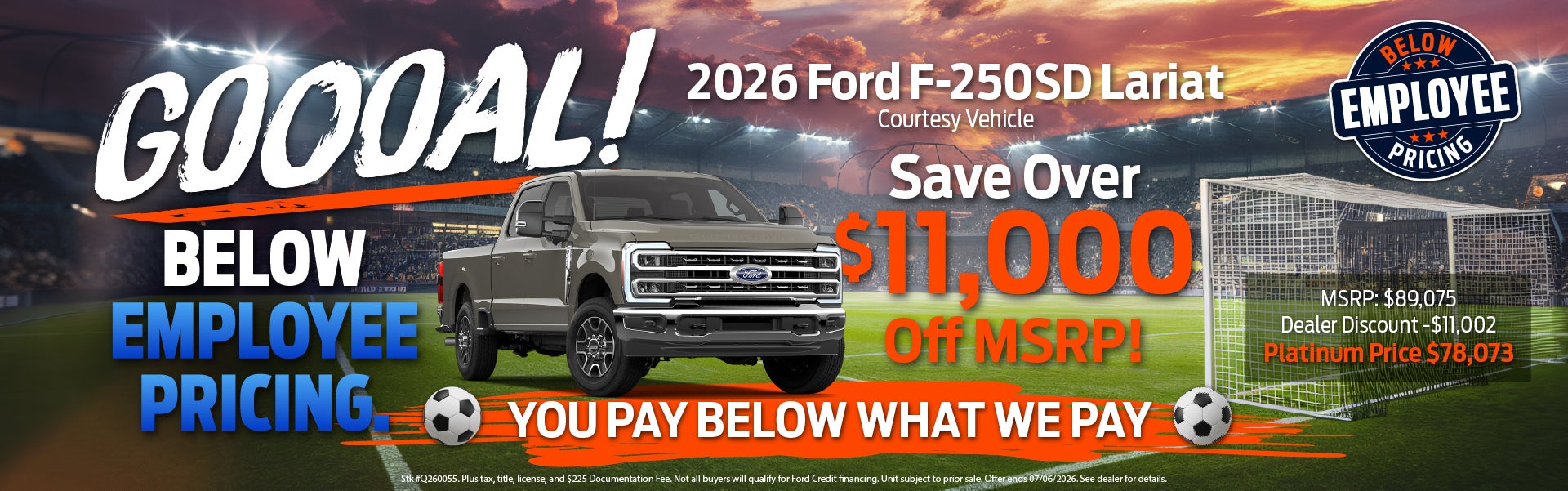 $11,000+ Off 2026 F-250SD Lariat!
