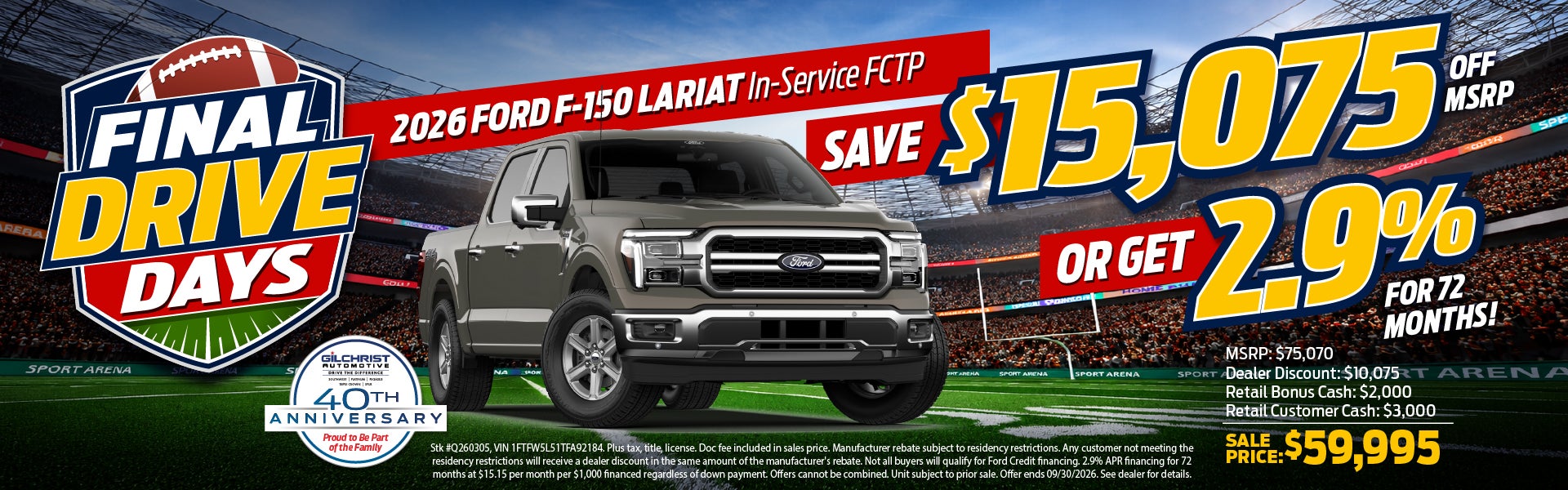 2026 Ford F-150 Lariat