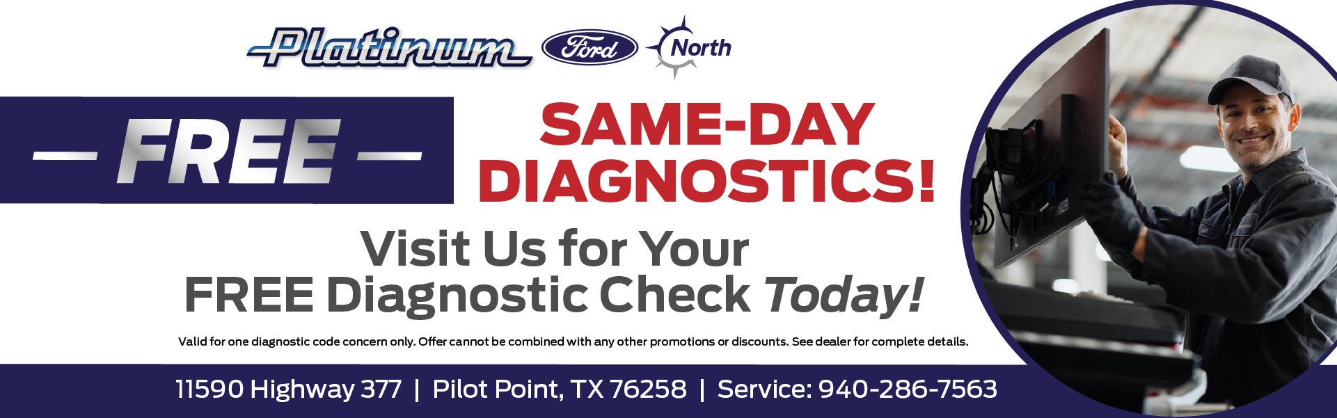Same Day Diagnostics!